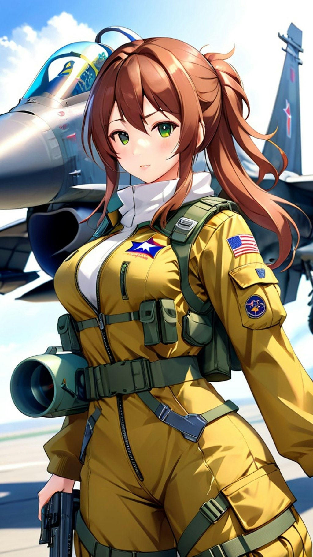 擬人化　F-15 イーグル　2