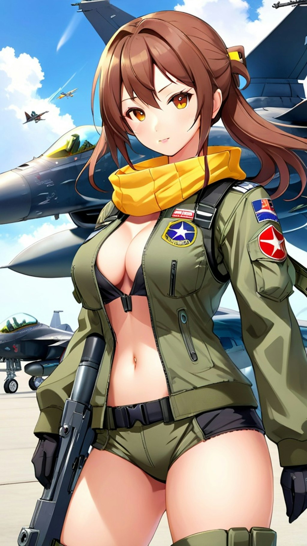 擬人化　F-15 イーグル　2