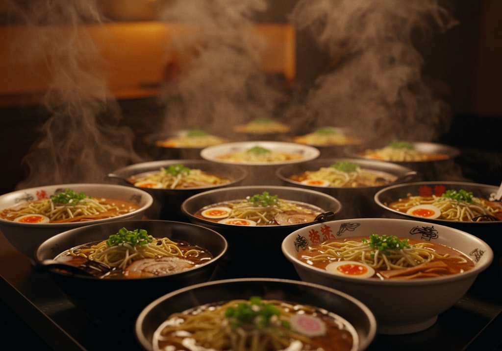 摩訶不思議食堂のラーメン食べ放題エンドレスディナーコース付き