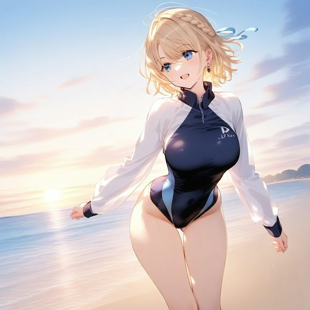 海の日の（新体操）お休み（バカンス）