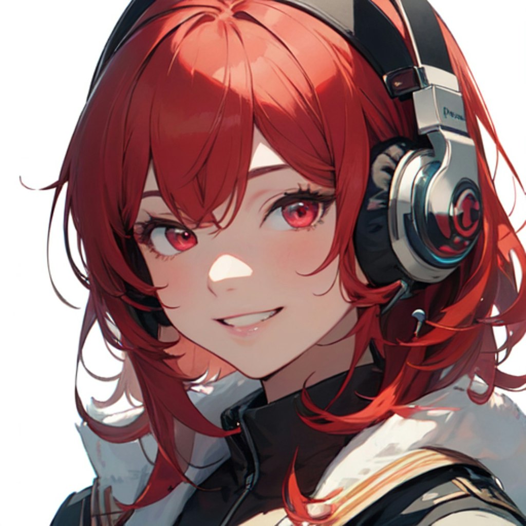 赤とヘッドフォン３