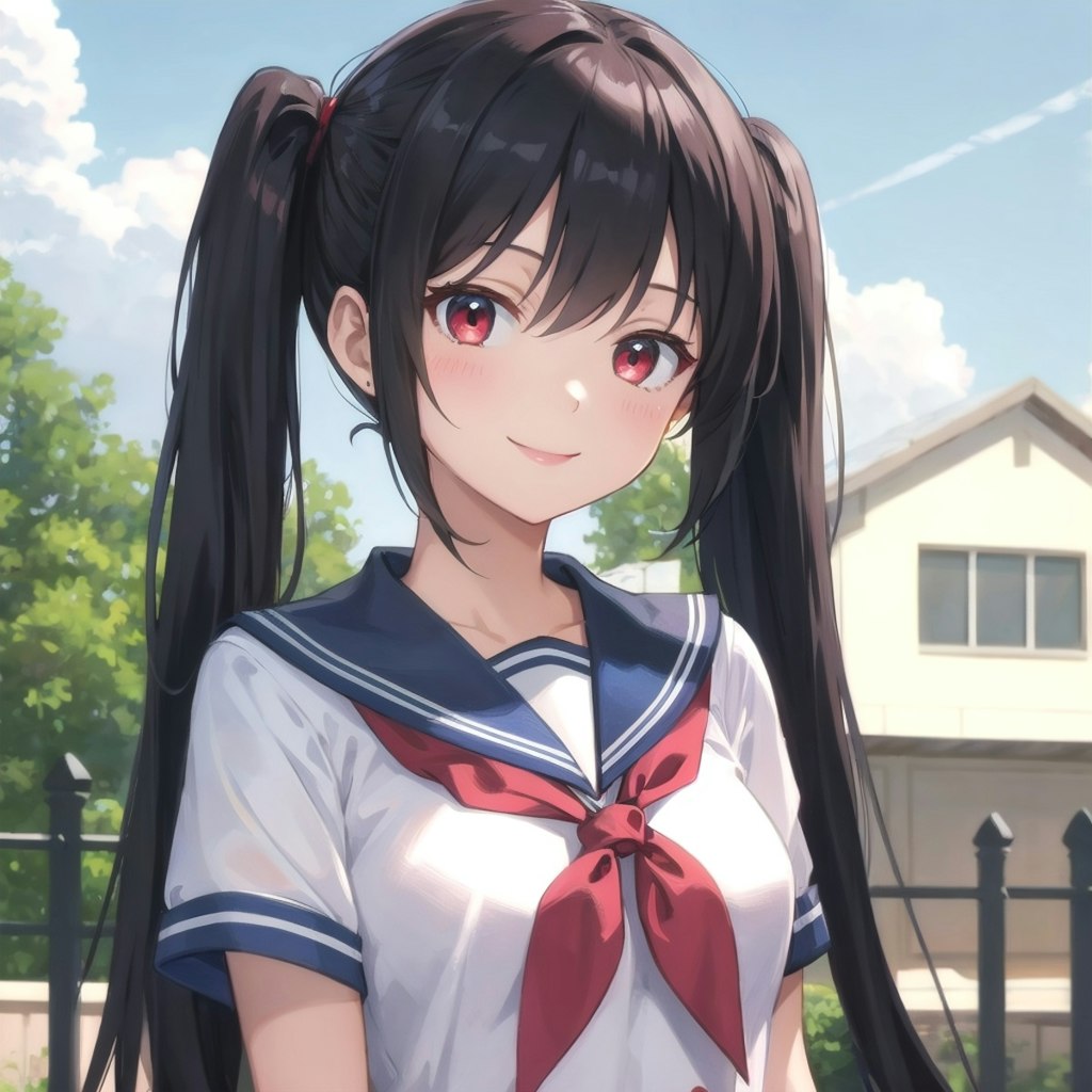 春暑しツインテールのししょちゃんや　弾