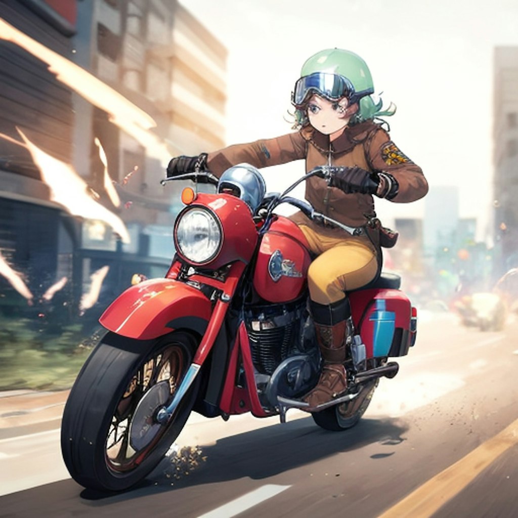 バイク好き彼女