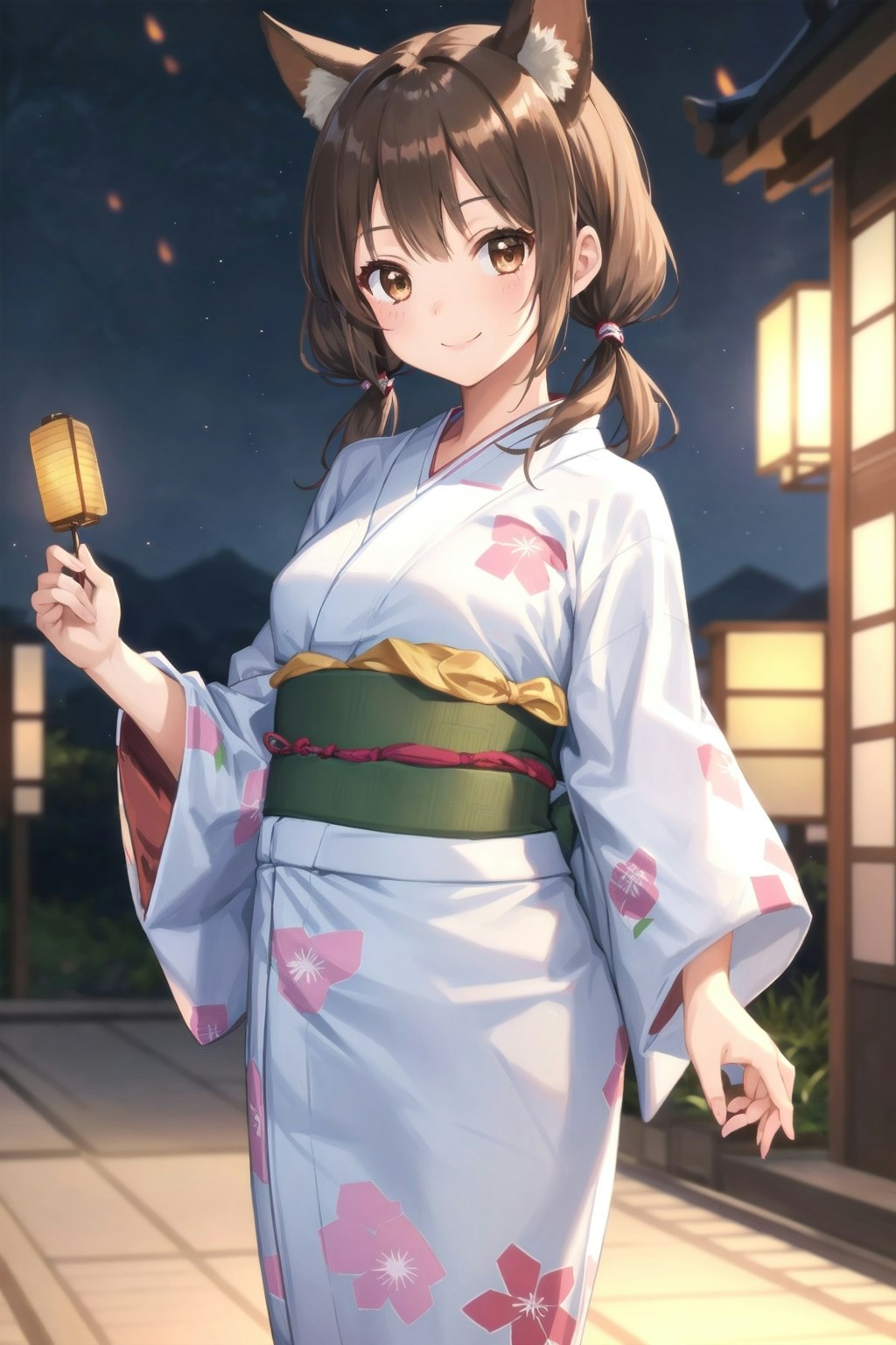 夏祭りと狐娘