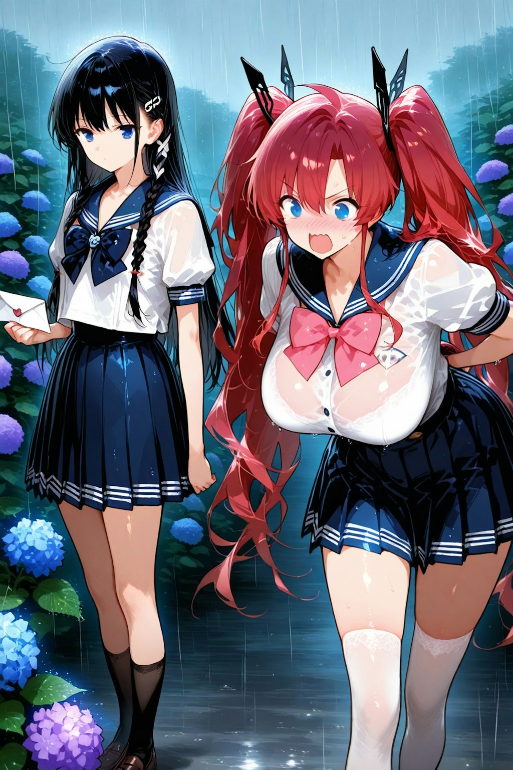雨の日の手紙