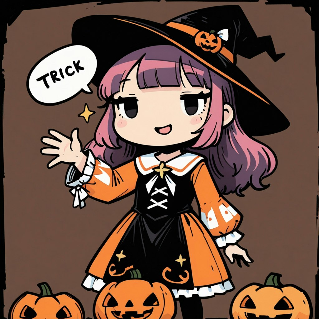 ハロウィン魔女ちゃん