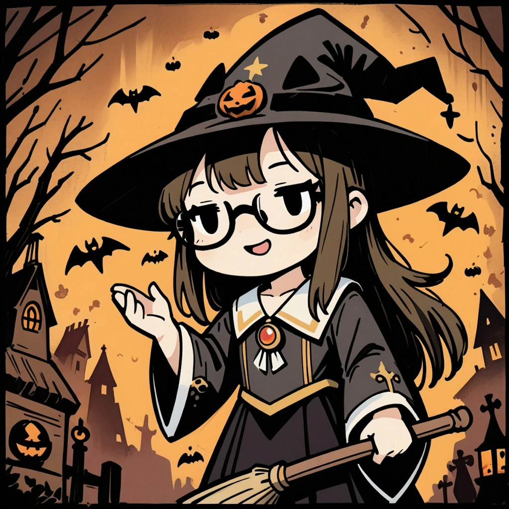 ハロウィン魔女ちゃん