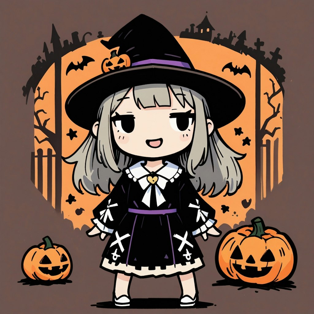 ハロウィン魔女ちゃん