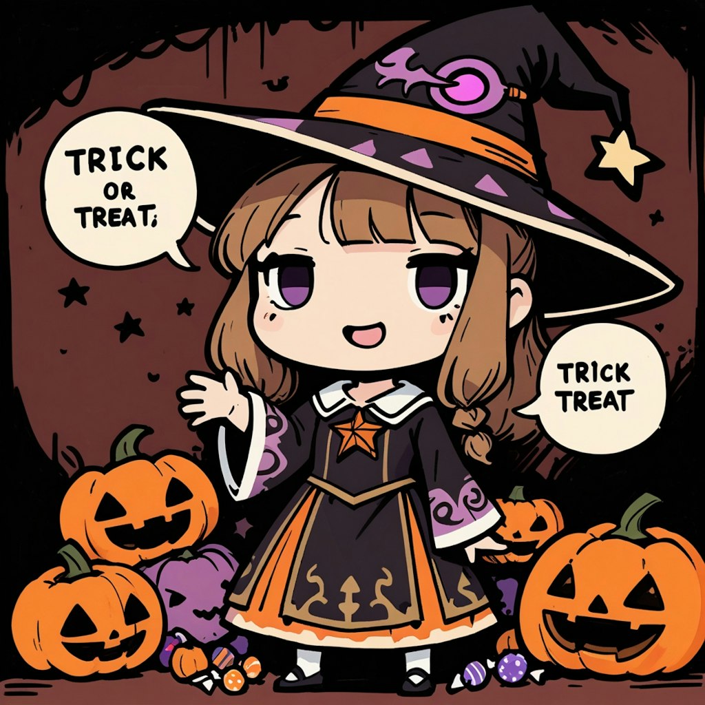 ハロウィン魔女ちゃん