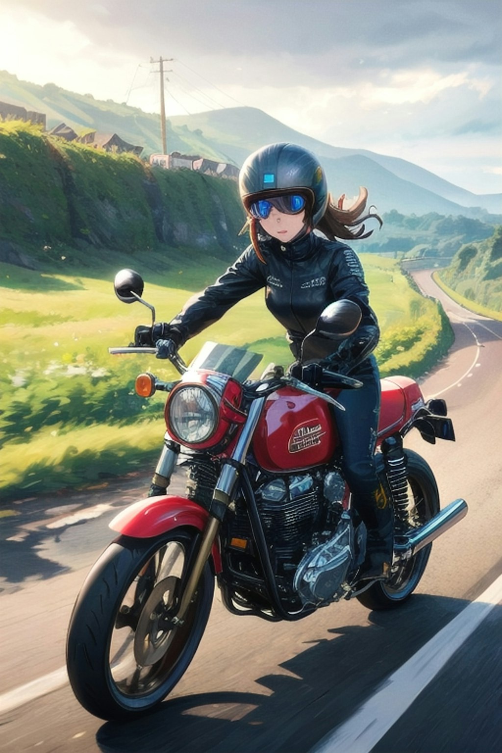 バイク好き彼女