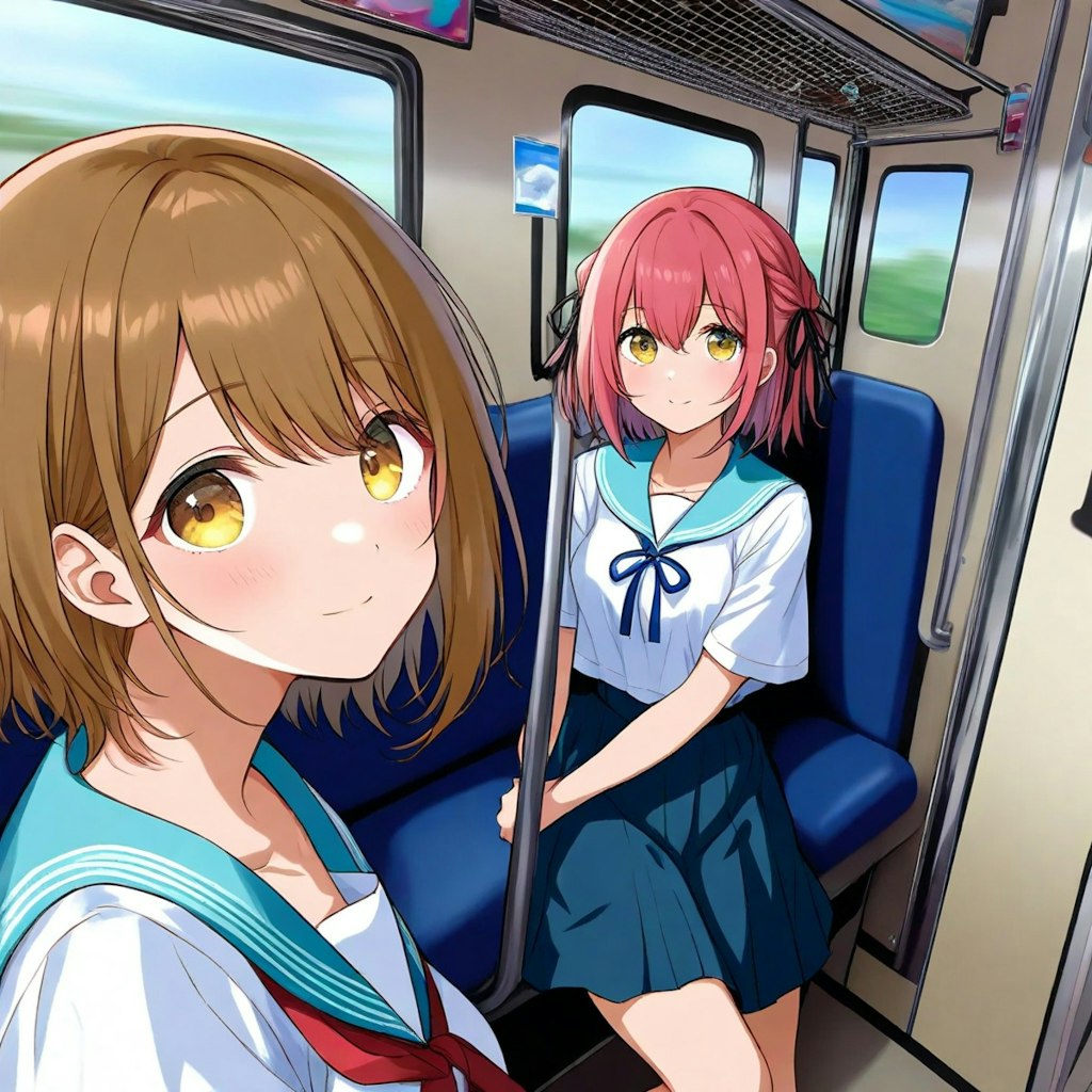 謎レイアウト電車に乗って