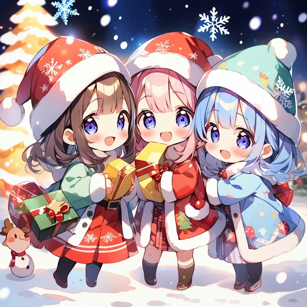 仲良しちゃん達のクリスマス