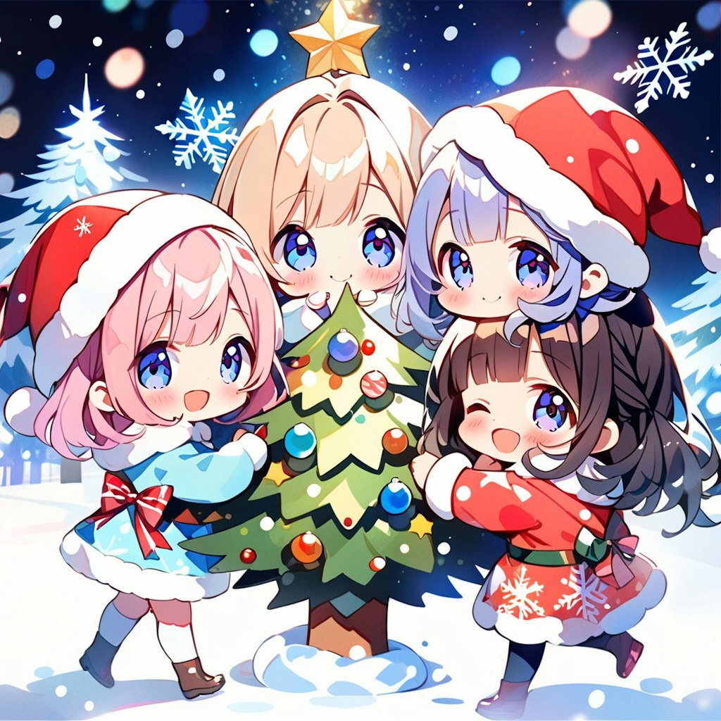 仲良しちゃん達のクリスマス