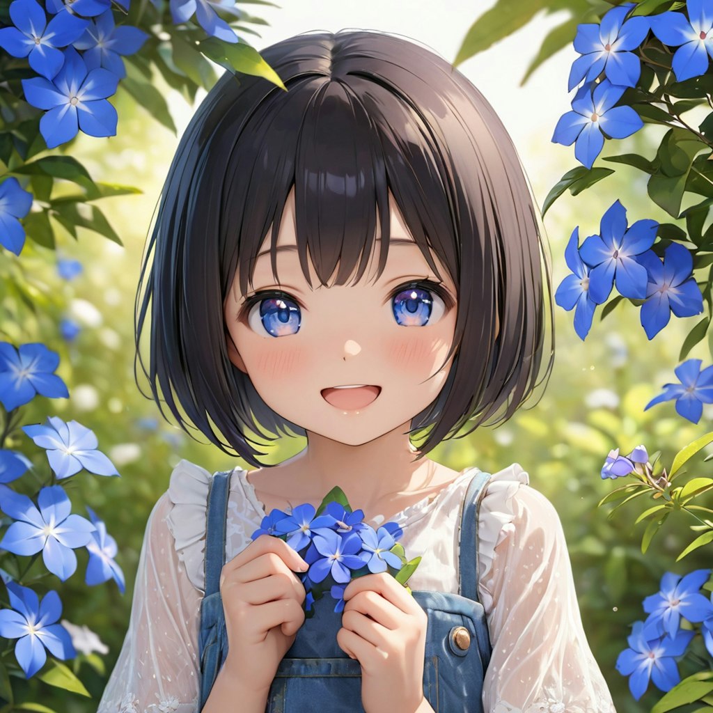 今日の誕生花はルリマツリ