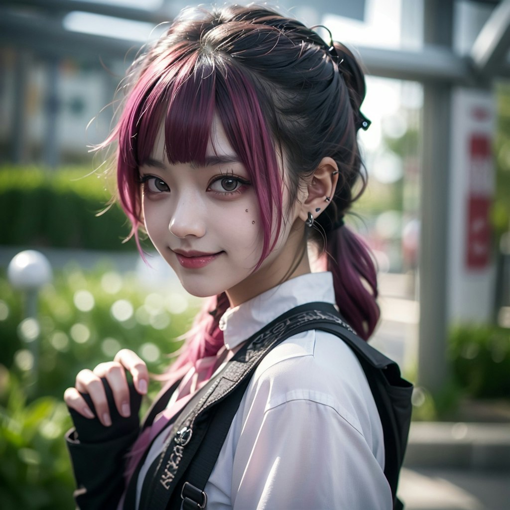 punk rock girl(習作)