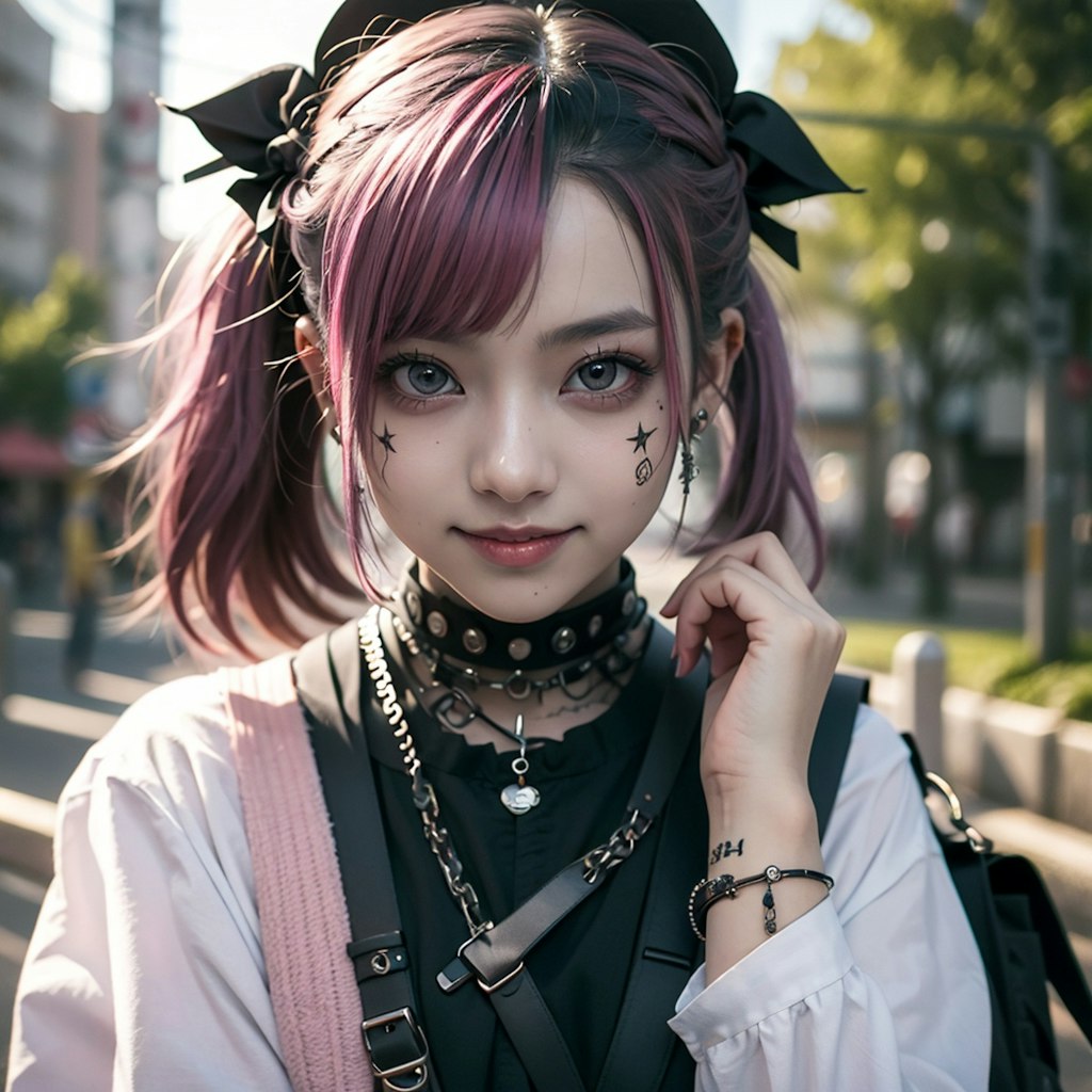 punk rock girl(習作)