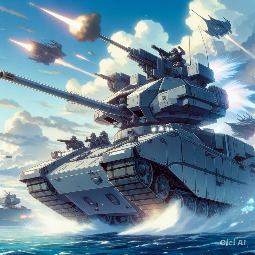 GC戦 アミガルズ 海上戦車ゴー！