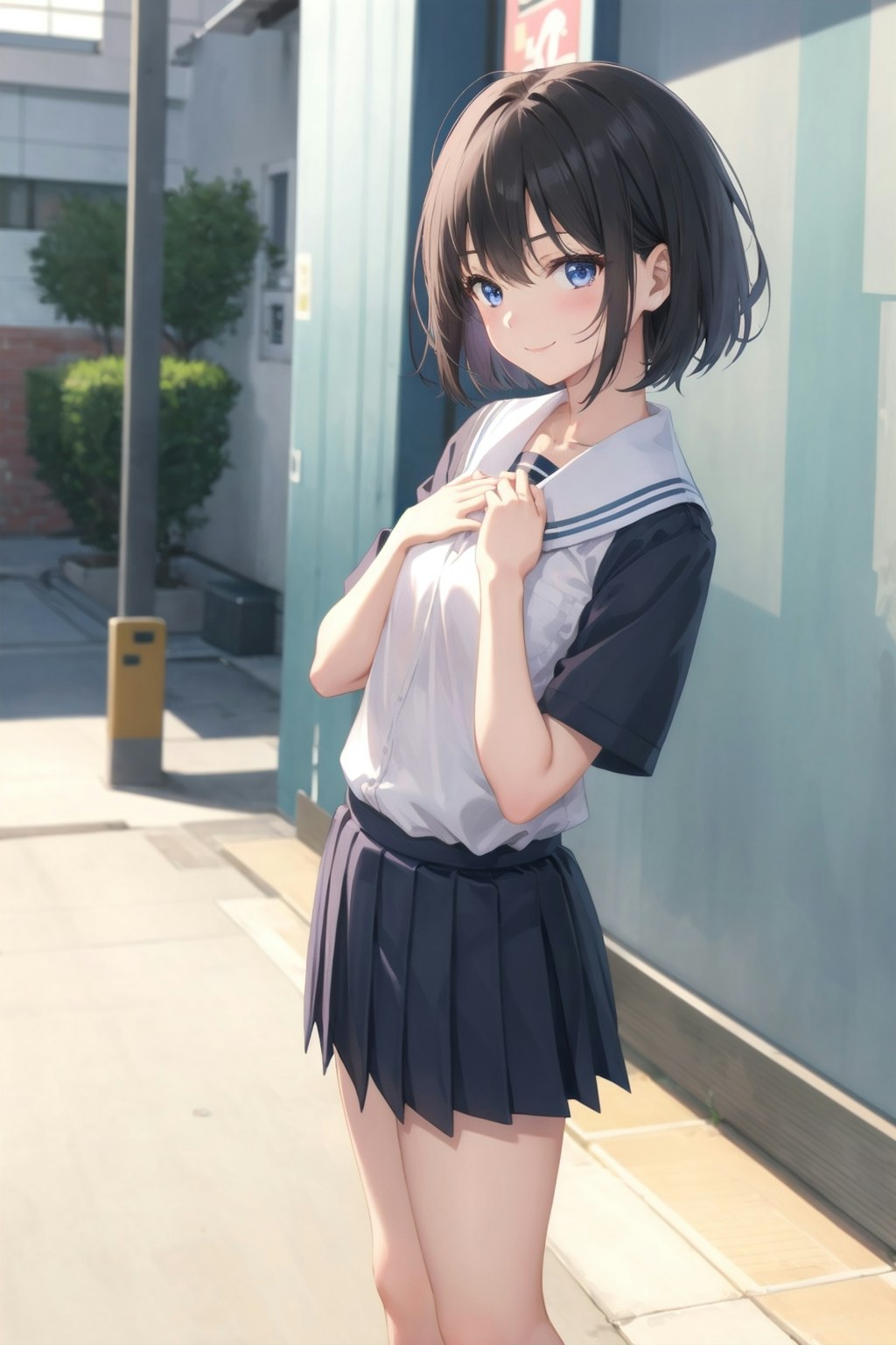 ショートヘアの女の子