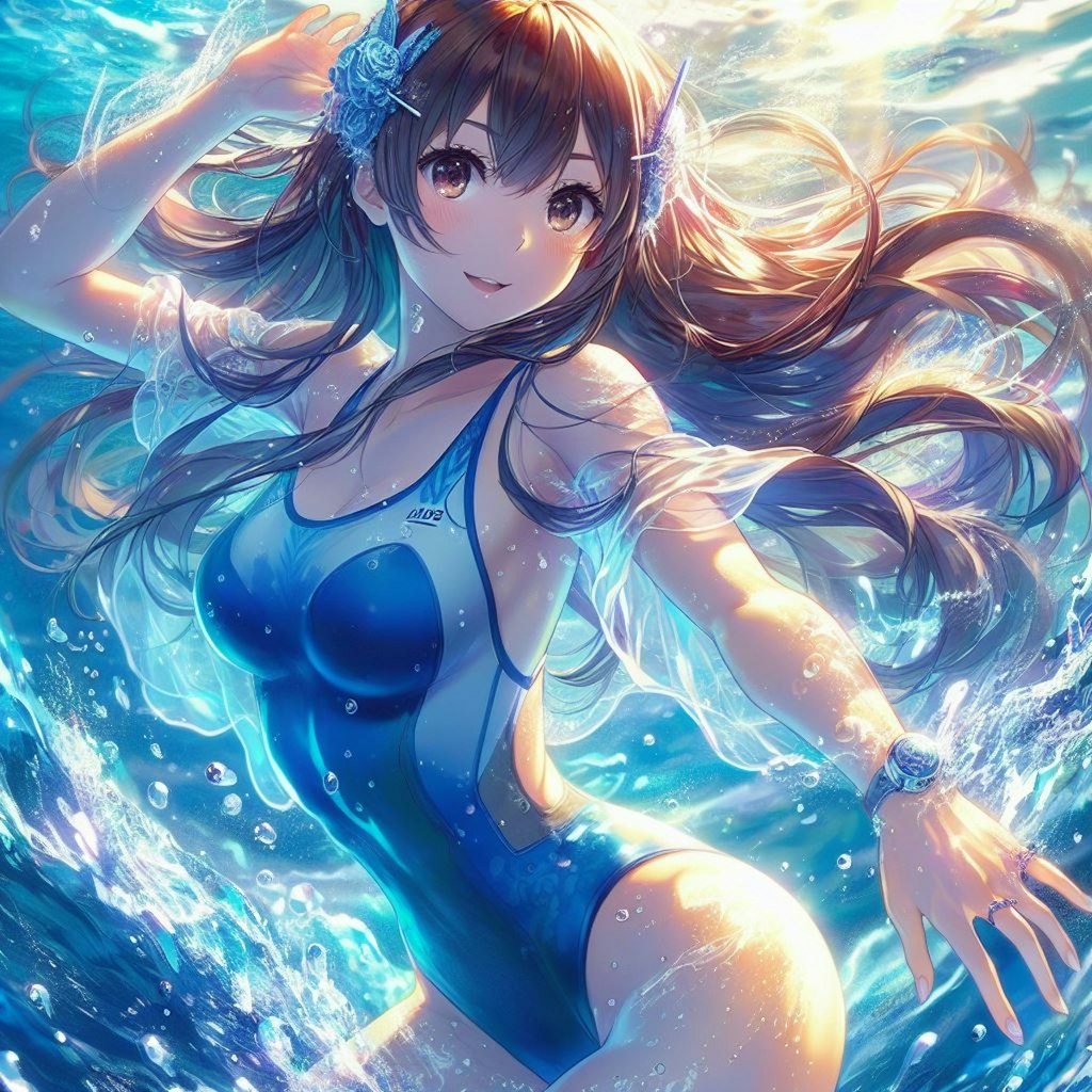 波乗り海少女