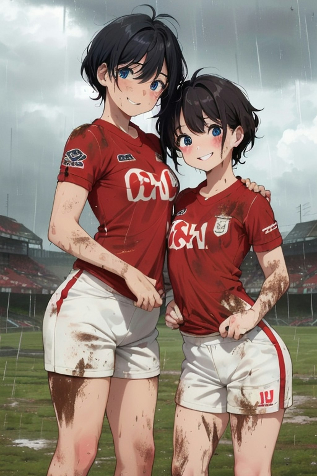 🏉泥まみれの女子ラグビー 75