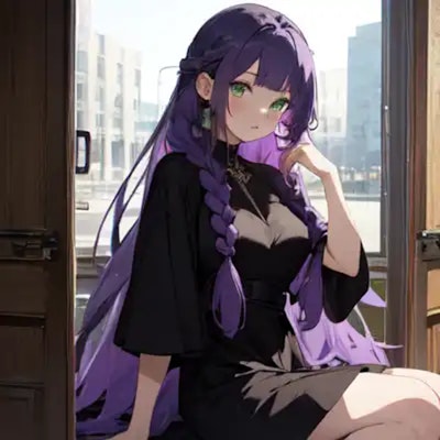 紫の女優