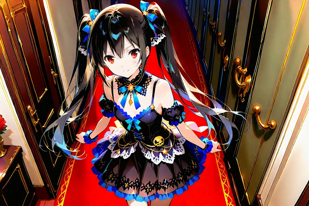 黒髪黒ドレス(華やかでしょ？次はどこ見たい？しょーがないから見せてあげるわ！)_20250622