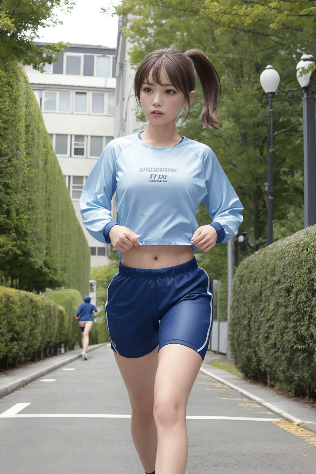 ジョギング女子