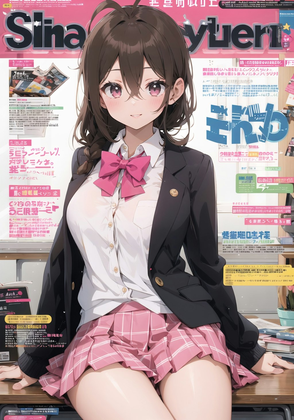 雑誌の表紙風