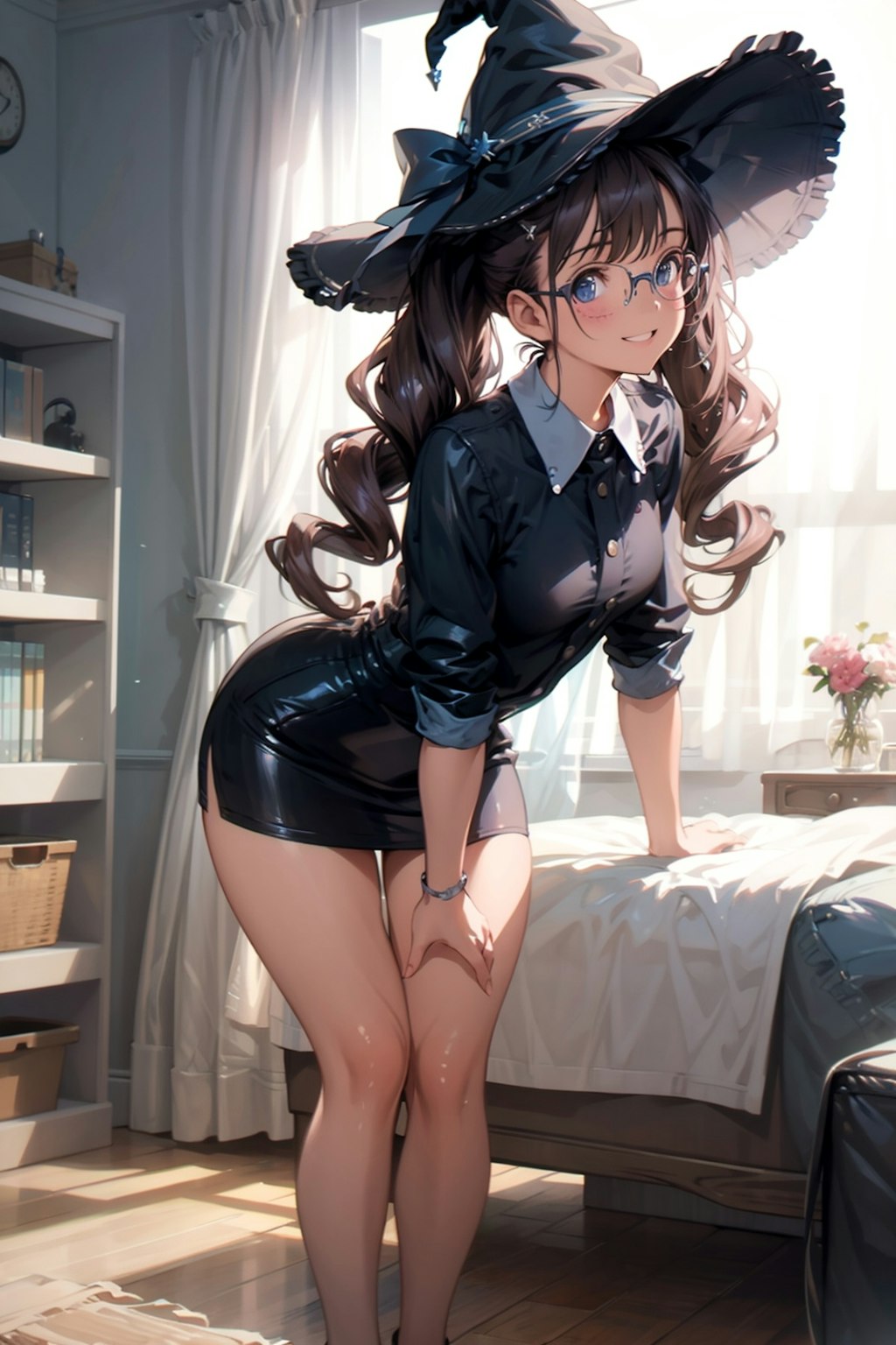 (再生成)赤髪眼鏡魔女さん