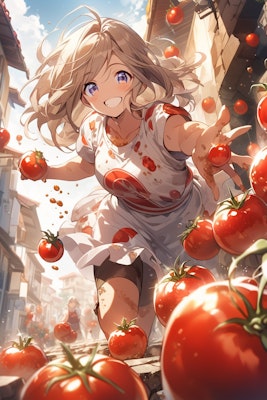 情熱の赤茄子 | の人気AIイラスト・グラビア