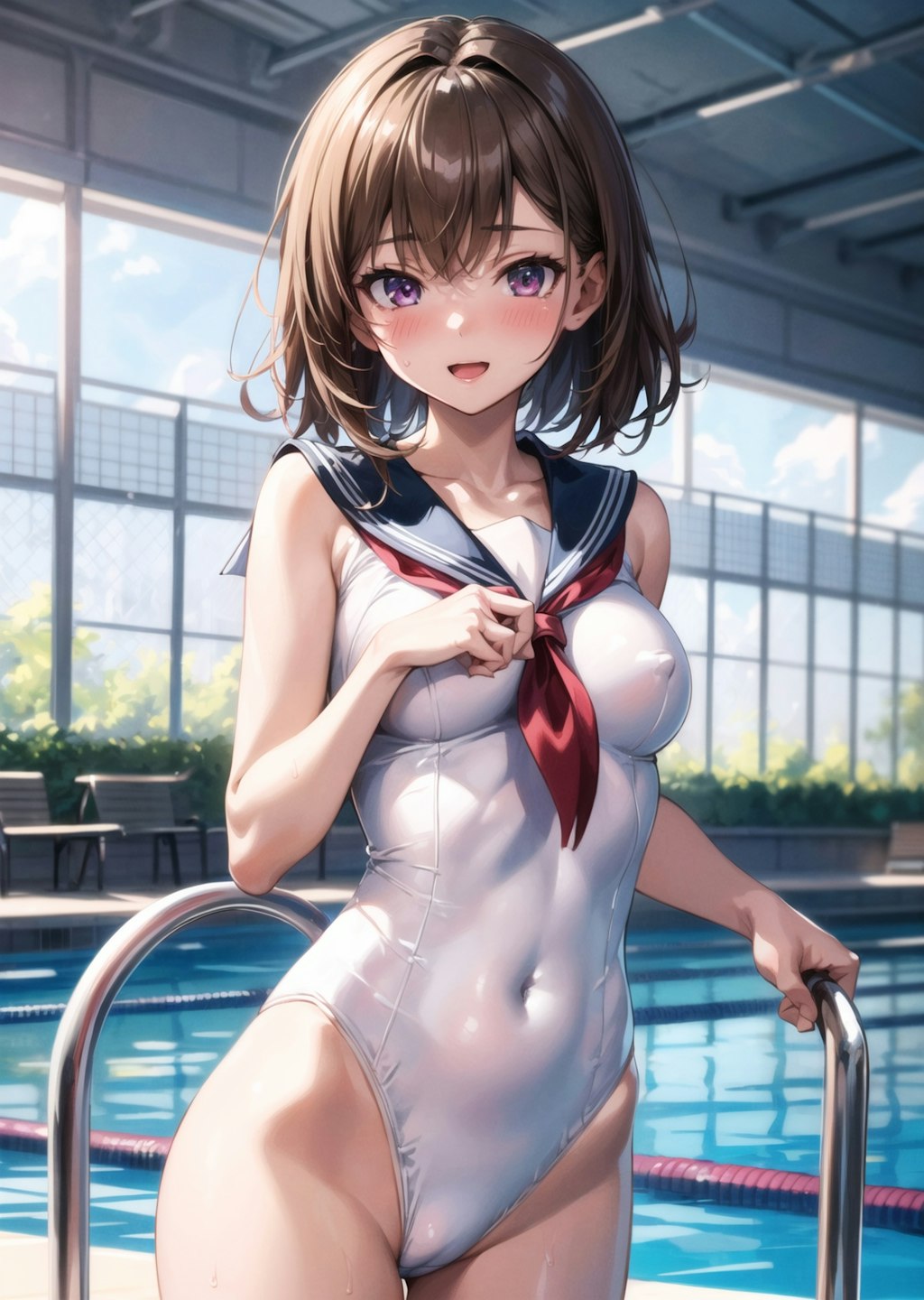 sailor swimsuit