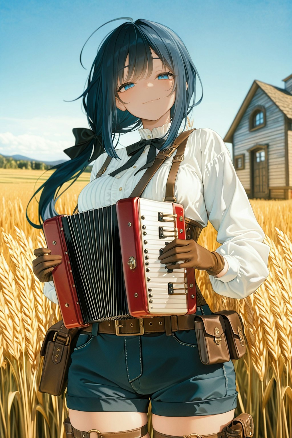 麦畑の音楽家