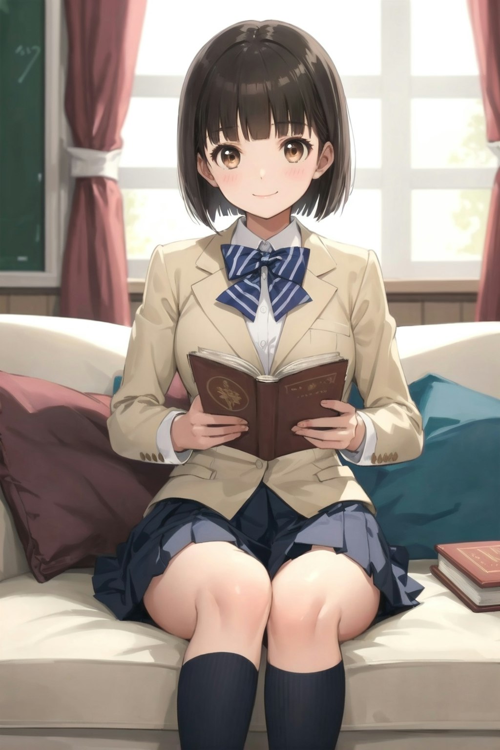 ななこちゃん読書ちう　241006