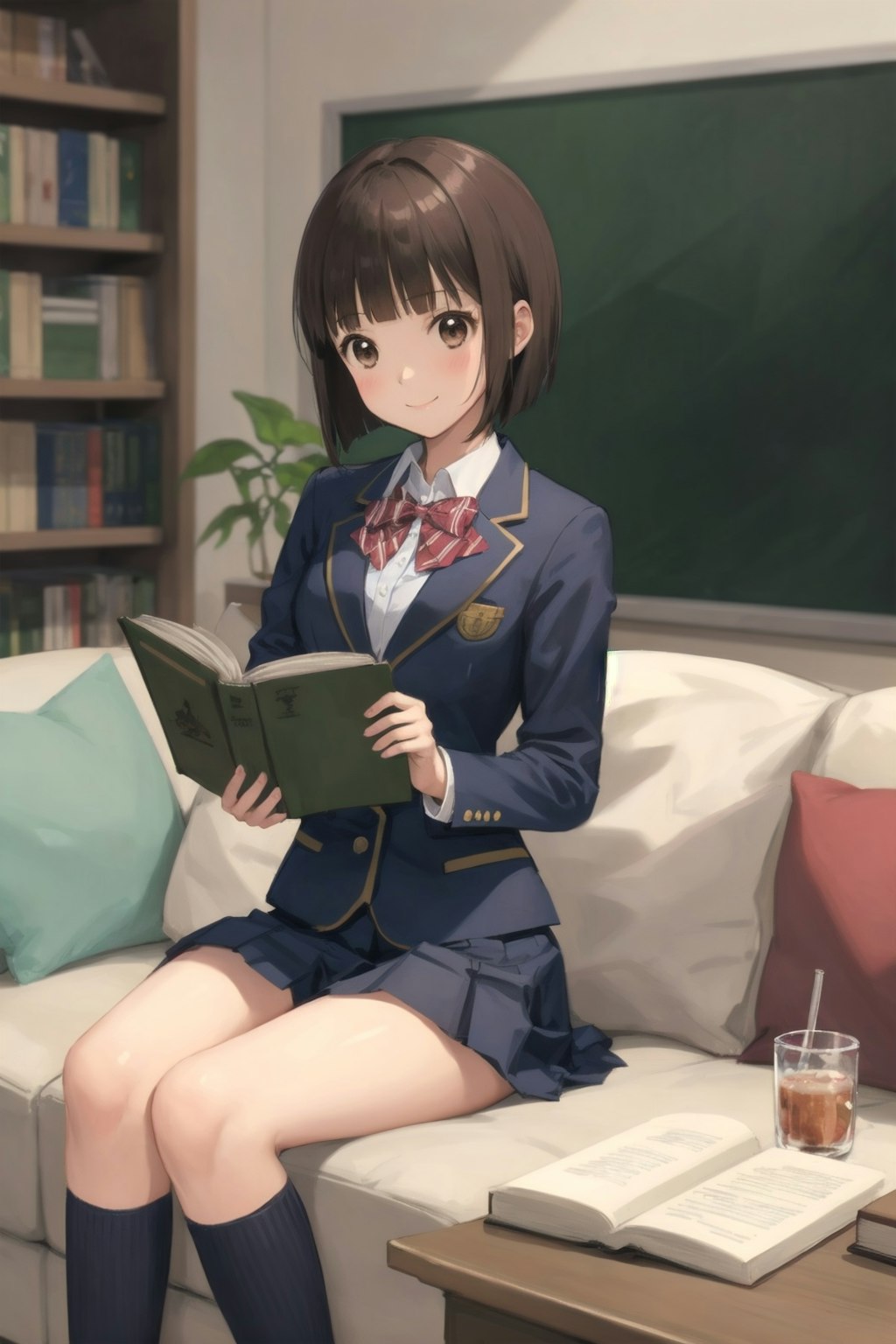 ななこちゃん読書ちう　241006