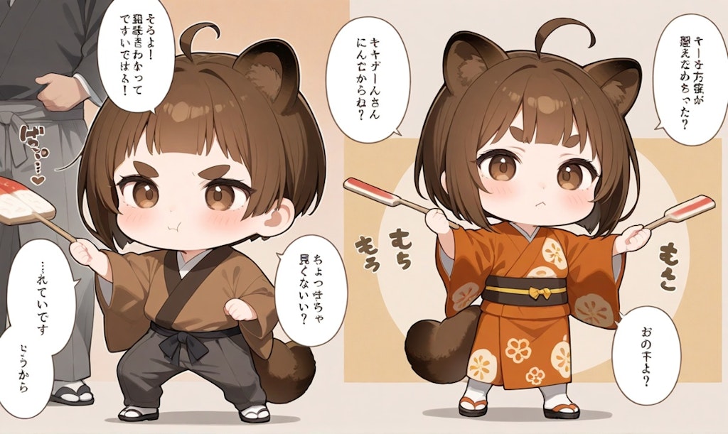 踊りの練習中