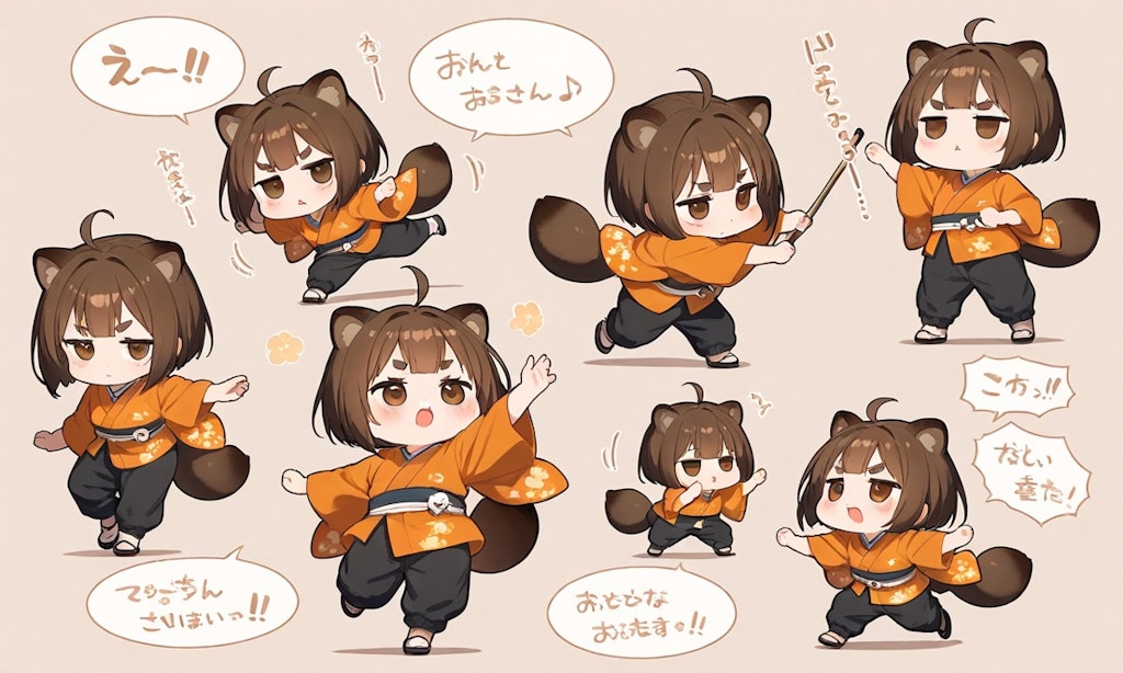 踊りの練習中