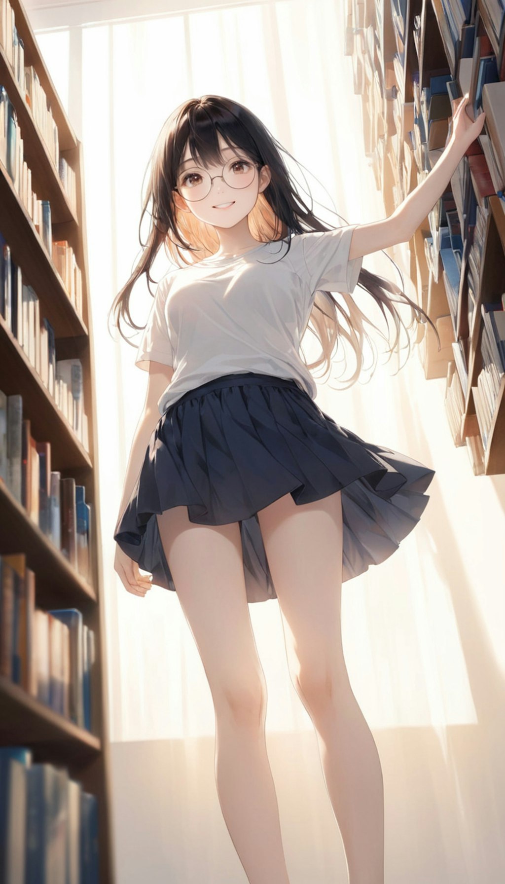 図書館の小夜