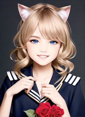 Sailor pinup cat boy
