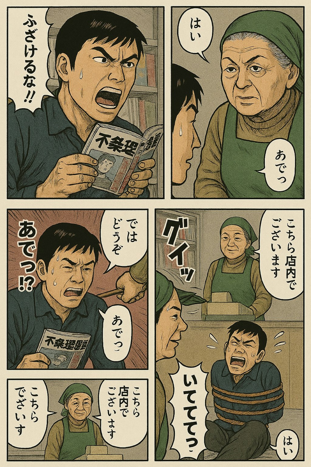 立ち読み客の対処法