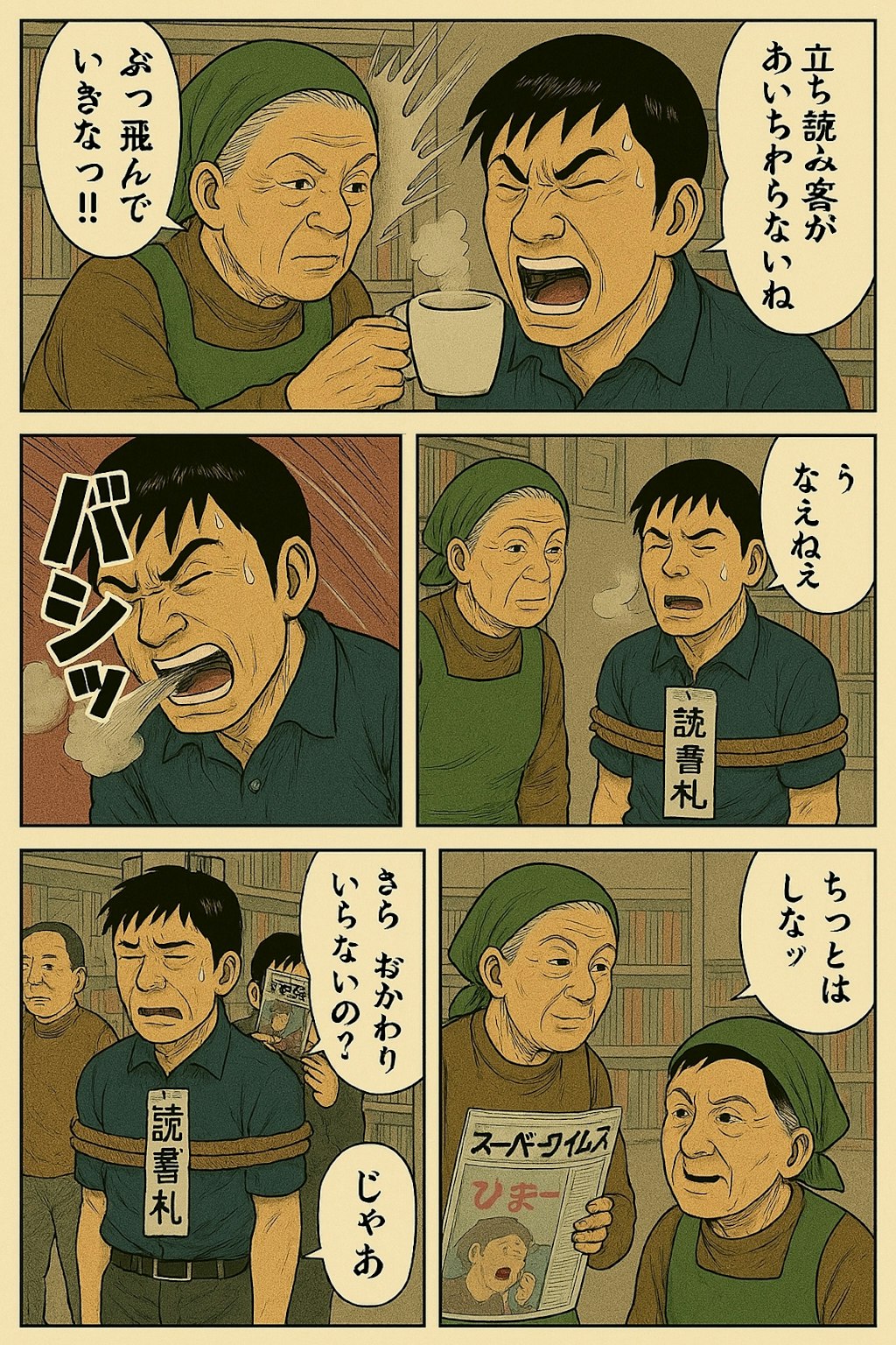 立ち読み客の対処法