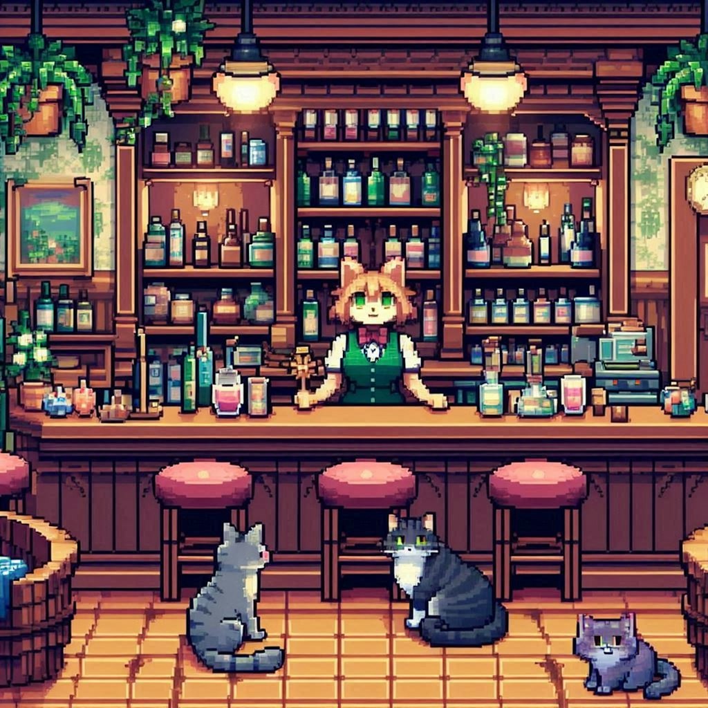ドット絵BarCat
