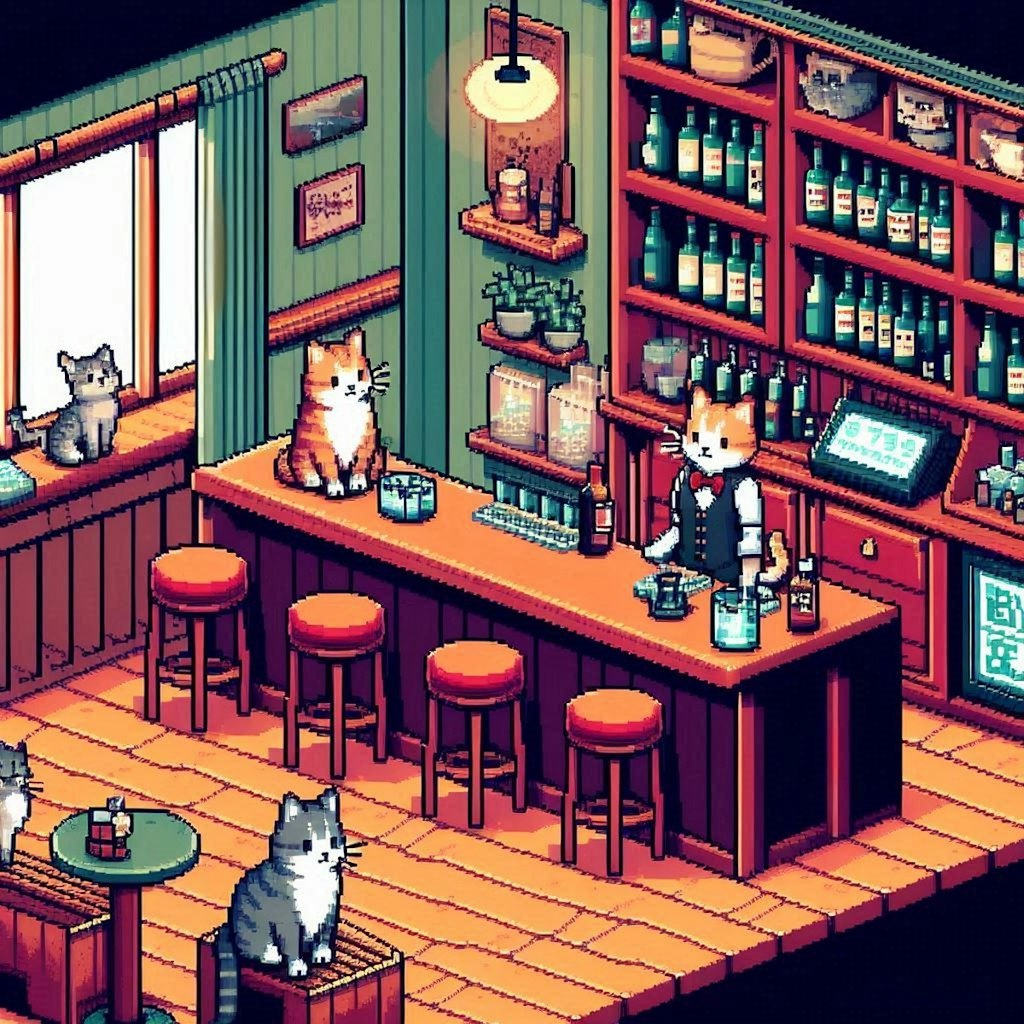 ドット絵BarCat