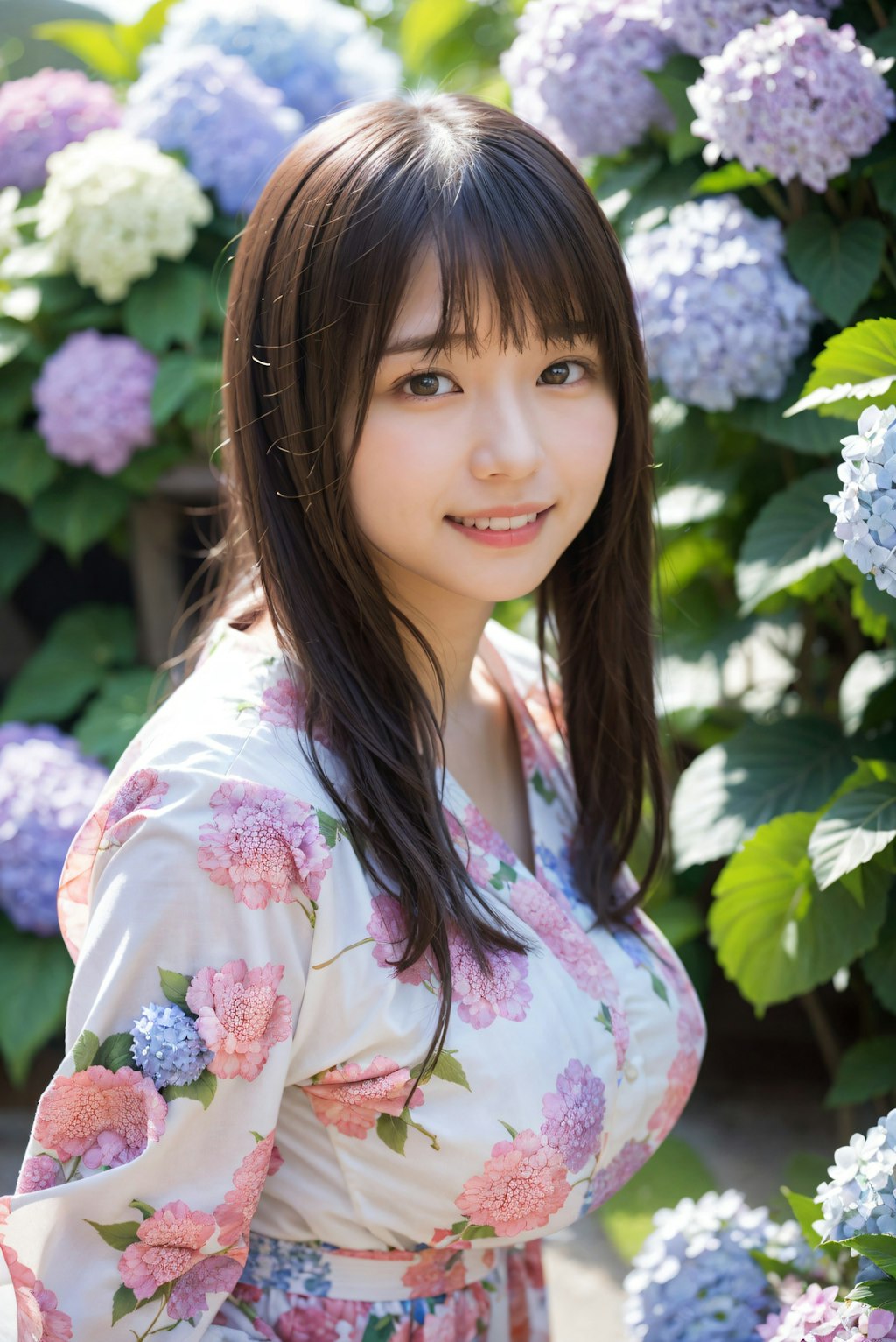 花庭の女性