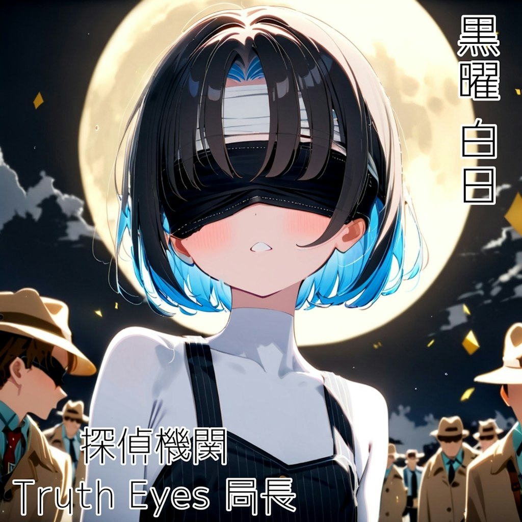 探偵機関 Truth Eyes 局長 黒陽 白日 (こくよう はくじつ)