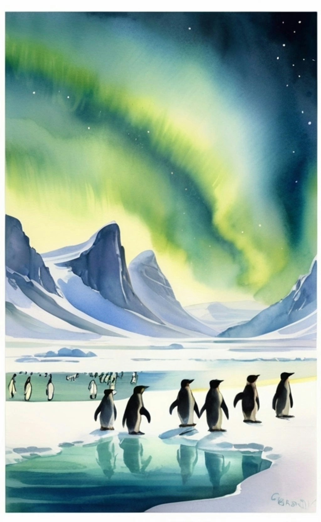 南極旅行またはクールミントガム