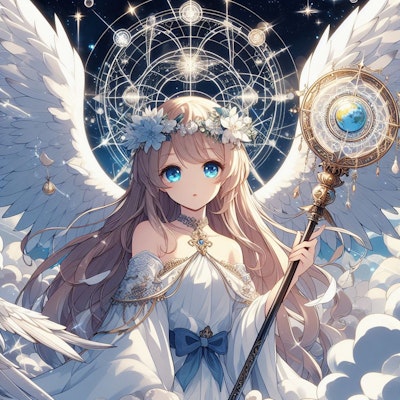 派手な光輪の天使🪽