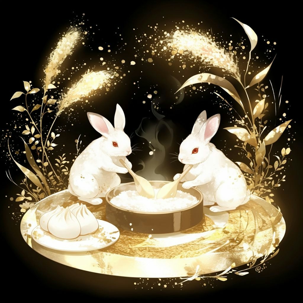 月のウサギ