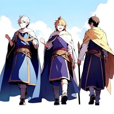 三人の王の行進