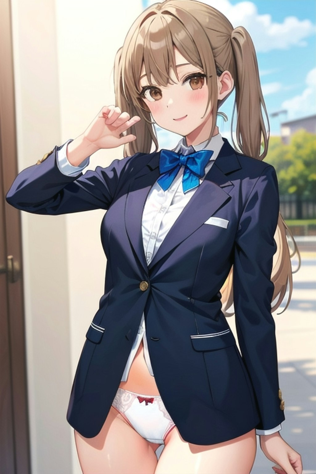 School twintails girl