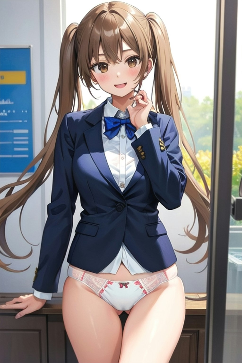 School twintails girl